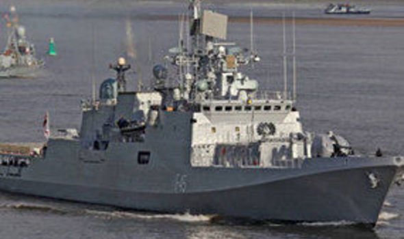 India is planning to spend £1billion on three warships built by the Russians 