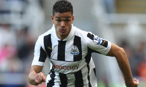 Hatem Ben Arfa in action for Newcastle United