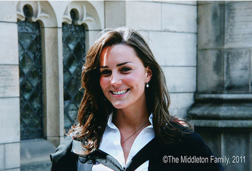 kate middleton family background. Kate Middleton graduates at St