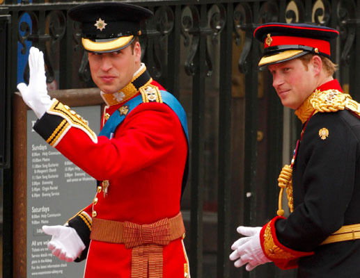 prince williams military. Prince William and Prince